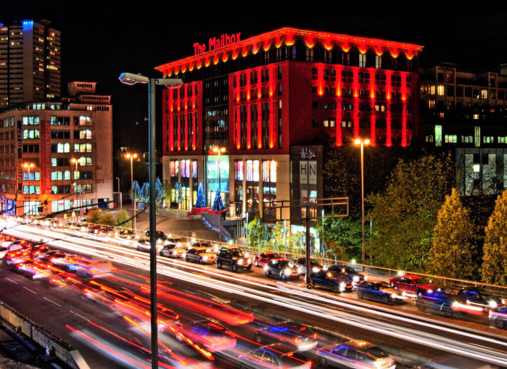 Mailbox at Night birmingham